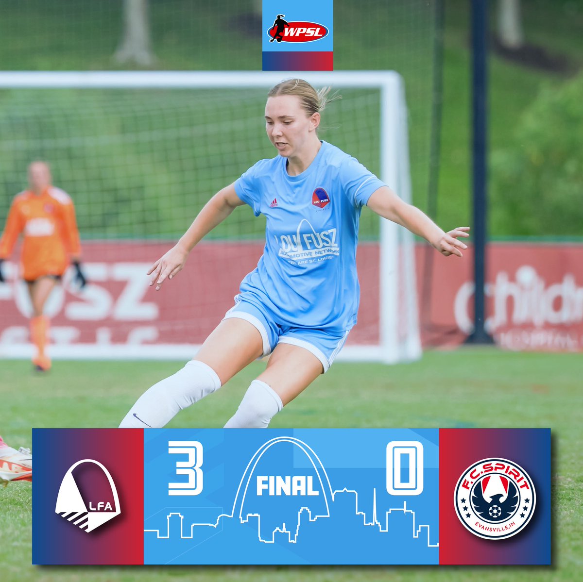 Final from Evansville 👏

Goals⬇️
- Kerry Northcott
- Leah Selm
- Leah Selm (A.Martin)

Maddie Davis and Zoe Lintner with the shutout 🧤

@loufuszsoccer | #HerGame