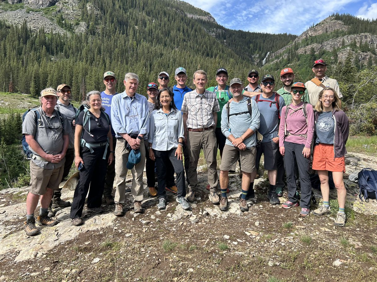 Sharing time outside with folks who know our lands and waters best is invaluable. Today in Crested Butte after a hike near Mt. Emmons, we celebrated the newly protected Thompson Divide area, which will enhance the outdoor way of life that Coloradans embrace.