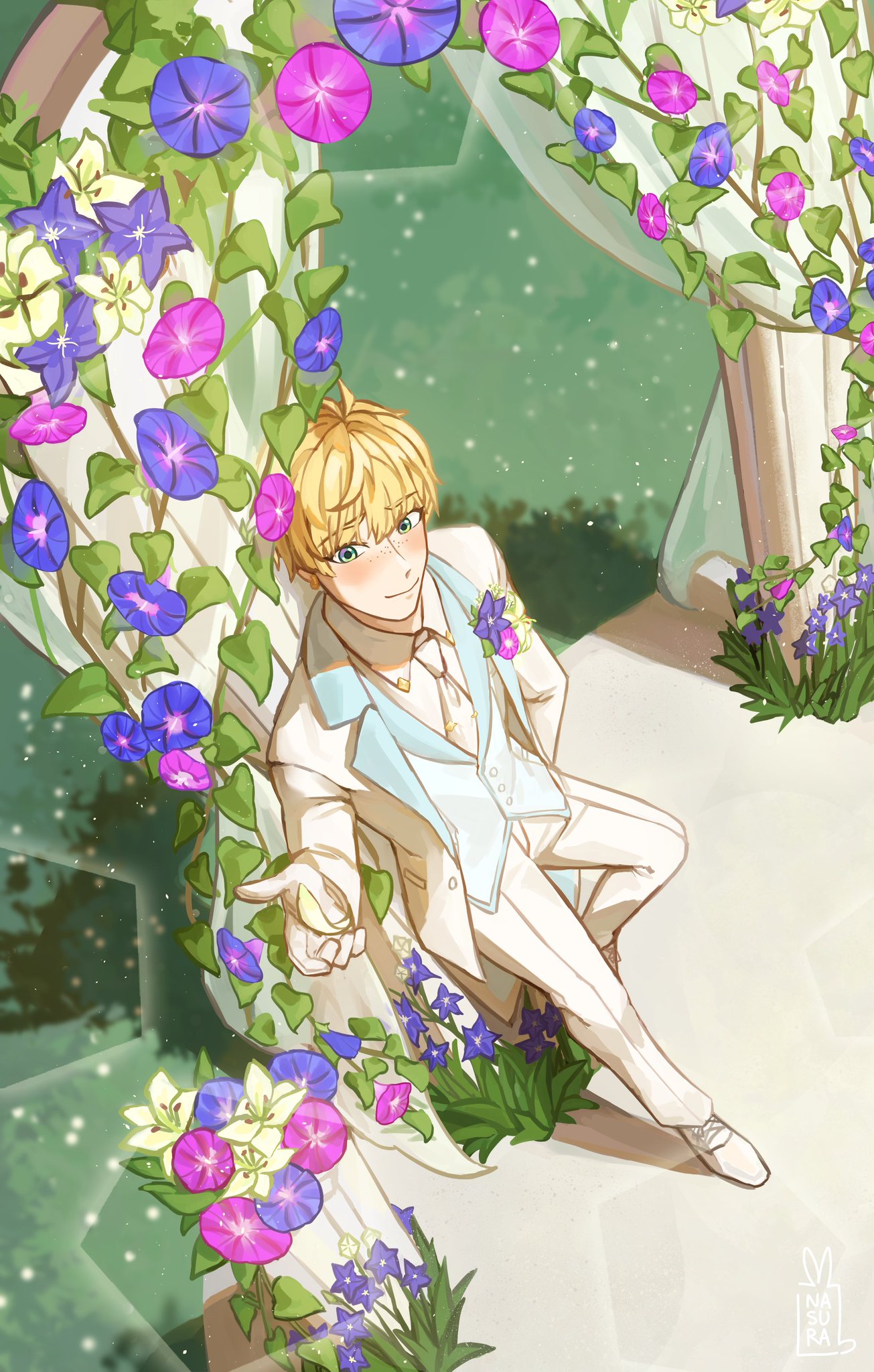 Louis x イワフネ カナメ 合作 アクリル画 風景 003 Louis x イワフネ カナメ 合作 アクリル画 風景 003