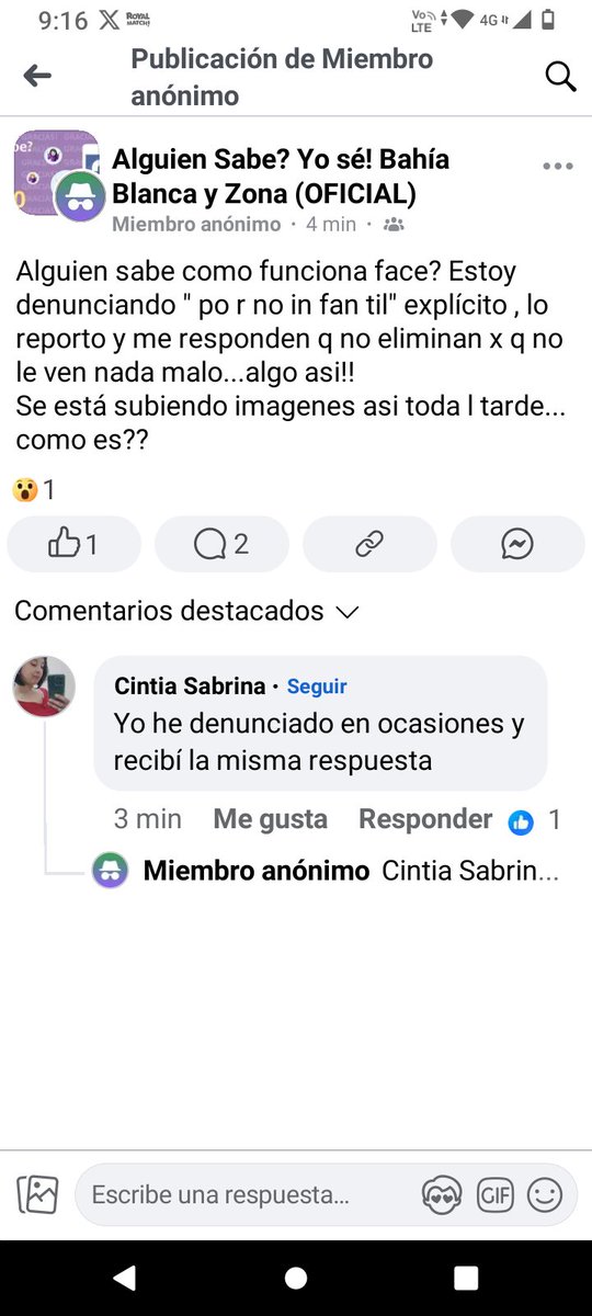 Lahereje1's tweet photo. Lo que es normal para el face🤬 https://t.co/nitXWp9HUk