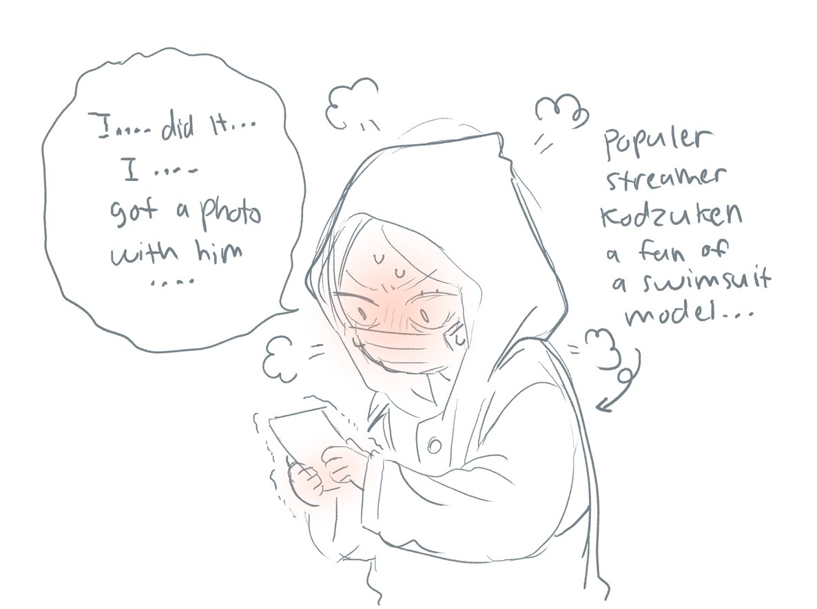 PART 1 of an AU where Kenma is a fan of gravure model kuroo 