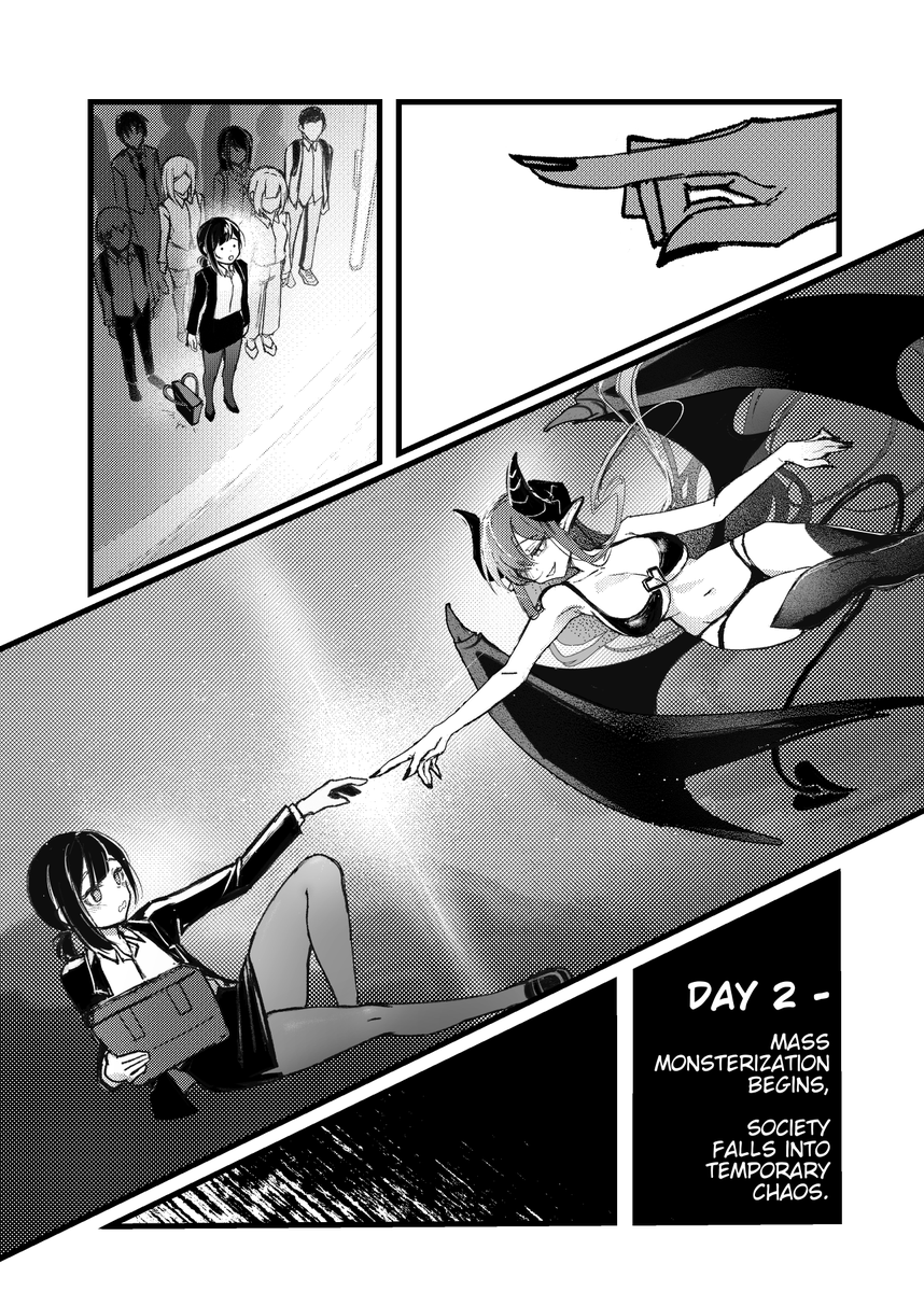 AlexDoheny_W's tweet photo. [Notice]
The prologue for the second part of my DOTR doujinshi is now complete! Featuring a short 7-page comic introducing the events that unfolded during the DOTR event.

Read it here: https://t.co/k5dvfCLUEu

#魔物娘図鑑 #魔物娘図鑑二次 https://t.co/DbAzGdn0Qb