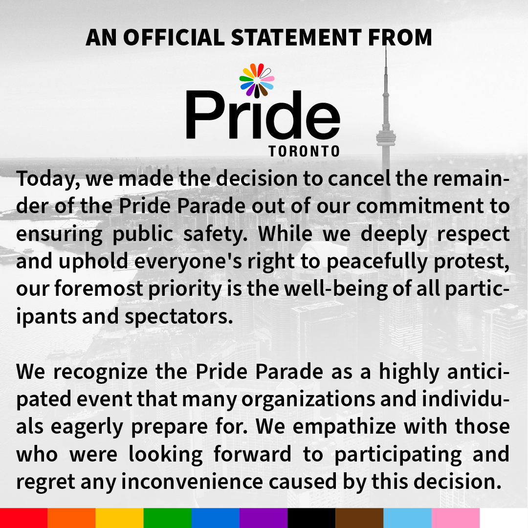 Pride Toronto tweet media