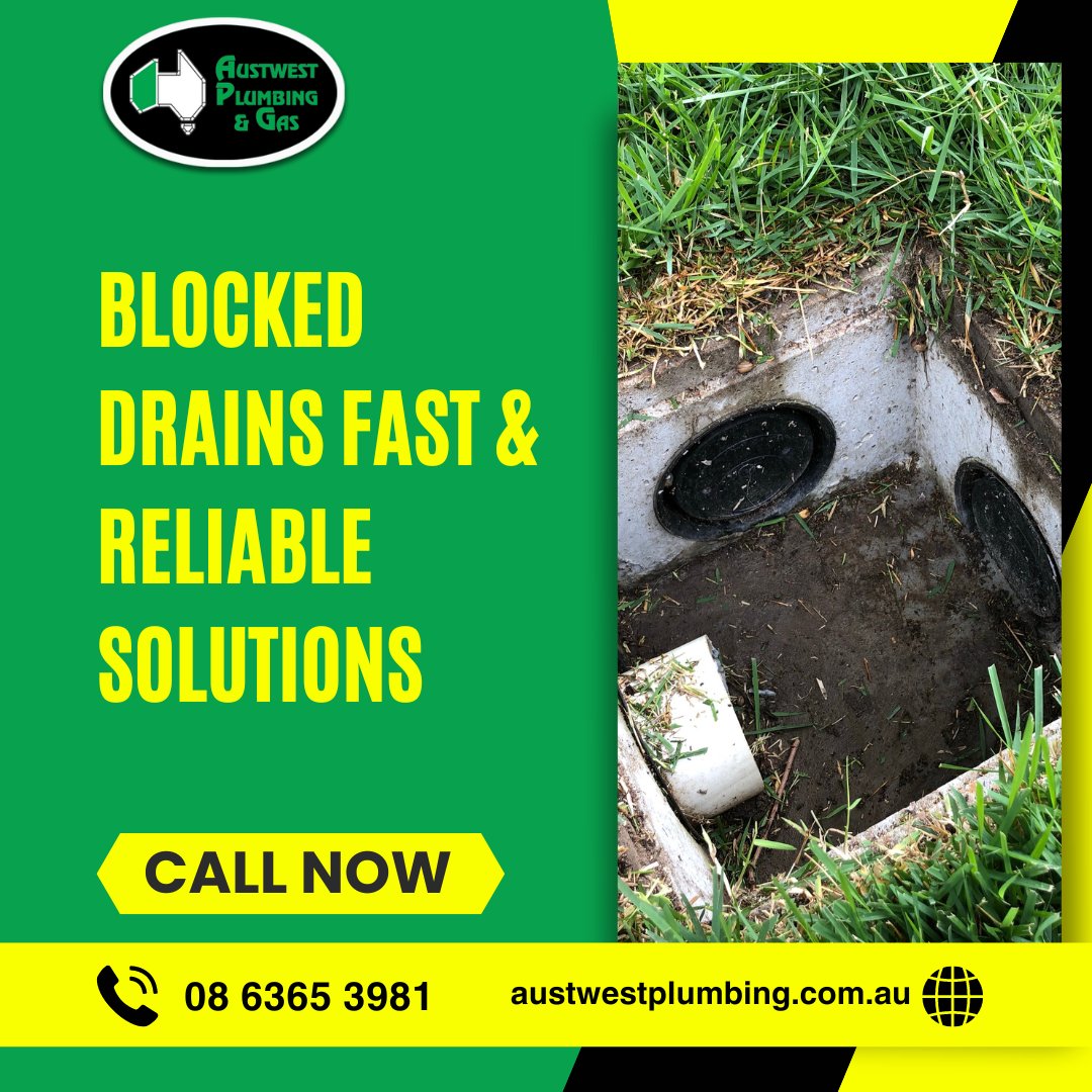 AusPlumbingGas's tweet image. If you’re facing blocked drainage issues, our team can tackle it promptly.

To speak to a licenced plumber, give us a call at 08 6365 3981 for reliable and expert drain cleaning.

#blockeddrains #draincleaning
#drainproblems
#emergencyplumbing #perthblockeddrains