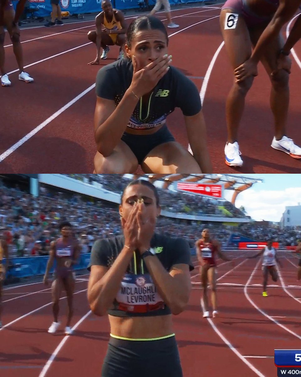 SYDNEY MCLAUGHLIN-LEVRONE 400MH WORLD RECORD!

🐐🐐🐐50.65🐐🐐🐐 #TrackFieldTrials24