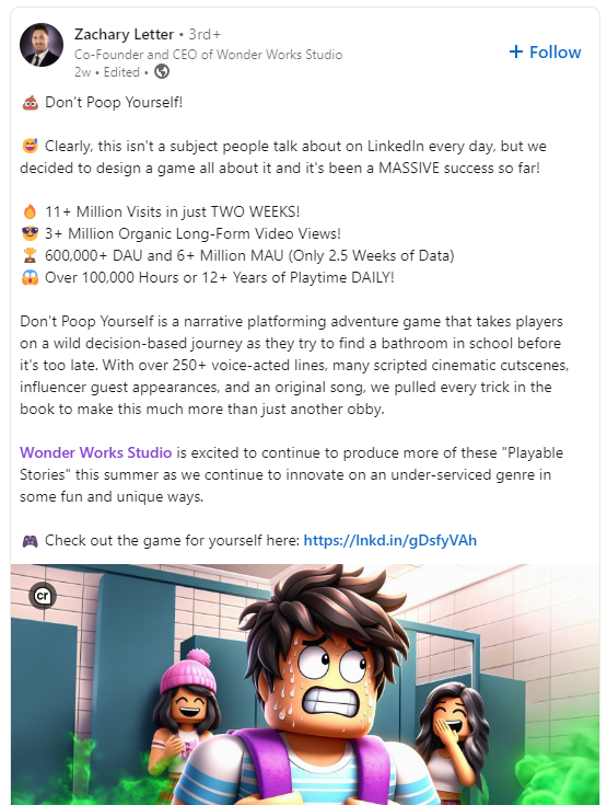 It looks like <a href="/WonderWorksRB/">Wonder Works Studio</a> had the money to make a new game but didn't have the money to update the game they already had #overlookbay2 <a href="/AviatorGaming/">Zach</a>