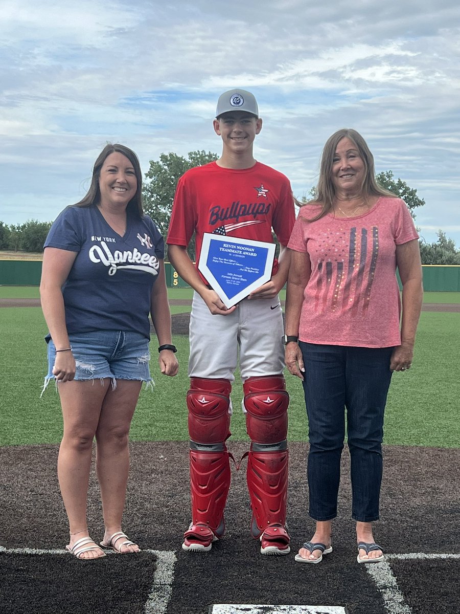 Congratulations to Bo Buckley from the McPherson Bullpups on winning the 1st Annual Kevin Noonan Award!