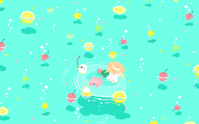 7月おはようございます…! 壁紙描きながら寝落ちしてしまったので過去絵貼っておきます