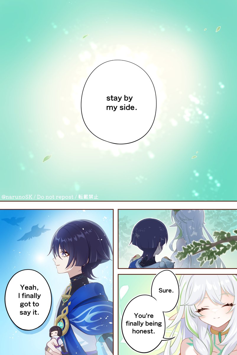 A story about wanderer finding his place.
(sorry my poor English..)
#GenshinImapact #wanderer #nahida 