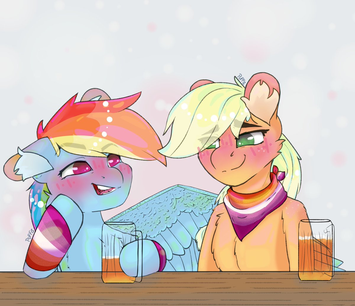 pufflu2's tweet image. Happy ending of pride month, everyone!
~
~
#mlpfim #mlpship #mlpfanart #appledash #PRIDEMONTH #pridelesbian #pride #pony #earthpony #pegasuspony #applejack #rainbowdash #ajxrd