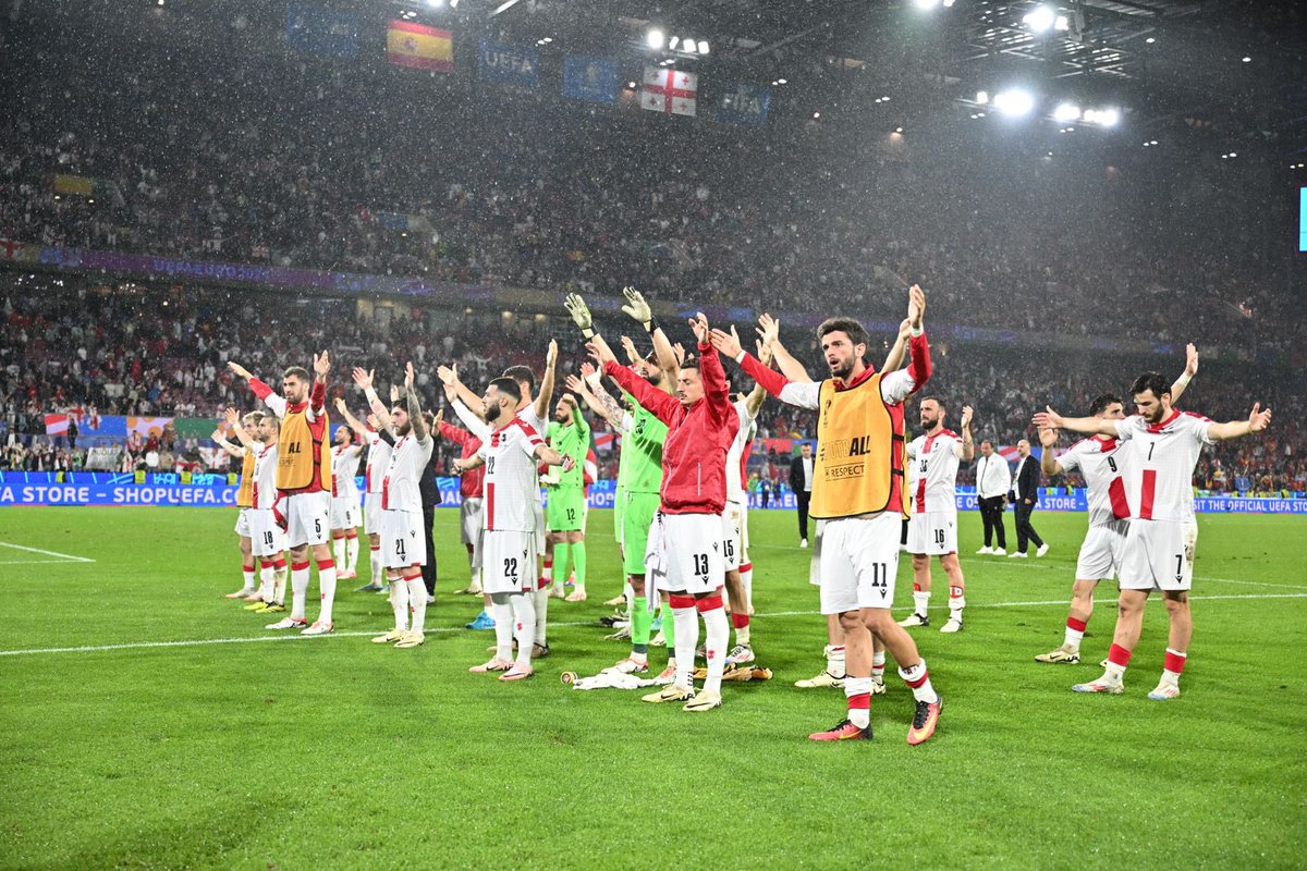 Thanks to our national team for the unforgettable and historic EURO 2024! 

Thanks to our head coach Willy Sagnol and the whole team!

Thanks to our supporters for the incredible support! 

I believe that greater victories are ahead!

#IAMGEORGIA