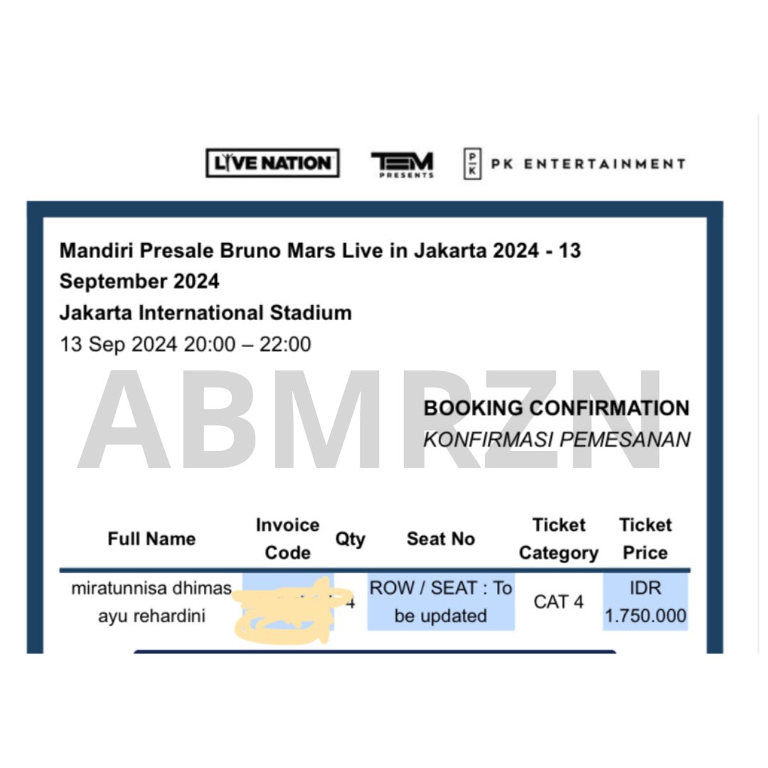 jinsugar5's tweet photo. @keyshaaln Halo ka, aku ada tiket 1 Cat 4. Tiket pribadii. Harga ga saya up. Dibantu sampe masuk. Atau bisa dm aja lebih lanjut ke ig abmrzn. Trusted, saya bkn scam🥹 thx ;))) https://t.co/G97NJ2F1iC
