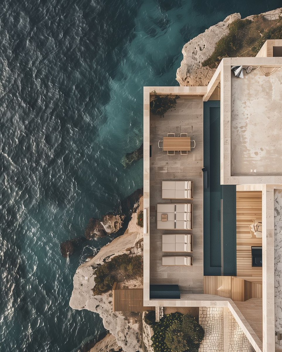 hutdesigns's tweet photo. Modern coastal villa by Seydou 🌊 https://t.co/SK5WYXUMVb