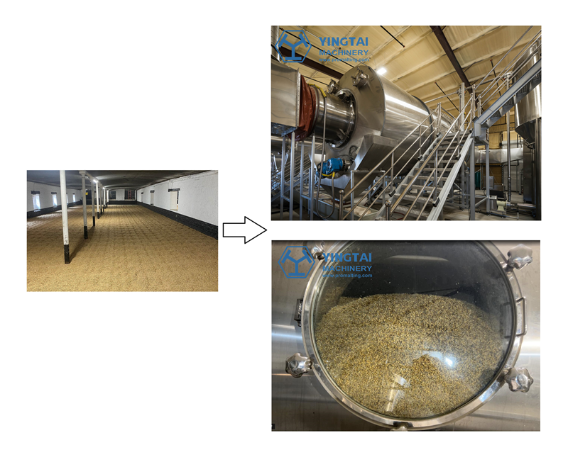 High automatic drum malting system has the features of energy saving, labor-saving and recipe management, which can help you to create a broad spectrum of malts. Such as barley malt, wheat malt, rye malt, oats malt, sorghum malt, etc.