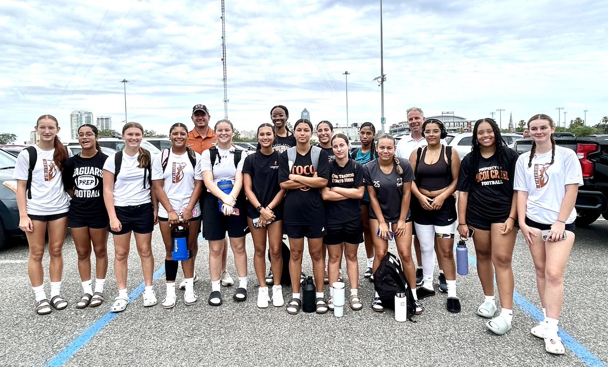 Tocoi Creek HS Flag Football (@tocoiflagfb) on Twitter photo Proud of how these ladies competed at the 2024 Girls Flag Summer Tournament. A strong showing for a brand new program. Went 2-2 for the tournament but came up short to the team who won the championship. Thank you <a href="/Adriel_Rocha/">Adriel Rocha</a> <a href="/Jaguars/">Jacksonville Jaguars</a> for an outstanding event. #tocoicreekflag Proud of how these ladies competed at the 2024 Girls Flag Summer Tournament. A strong showing for a brand new program. Went 2-2 for the tournament but came up short to the team who won the championship. Thank you <a href="/Adriel_Rocha/">Adriel Rocha</a> <a href="/Jaguars/">Jacksonville Jaguars</a> for an outstanding event. #tocoicreekflag