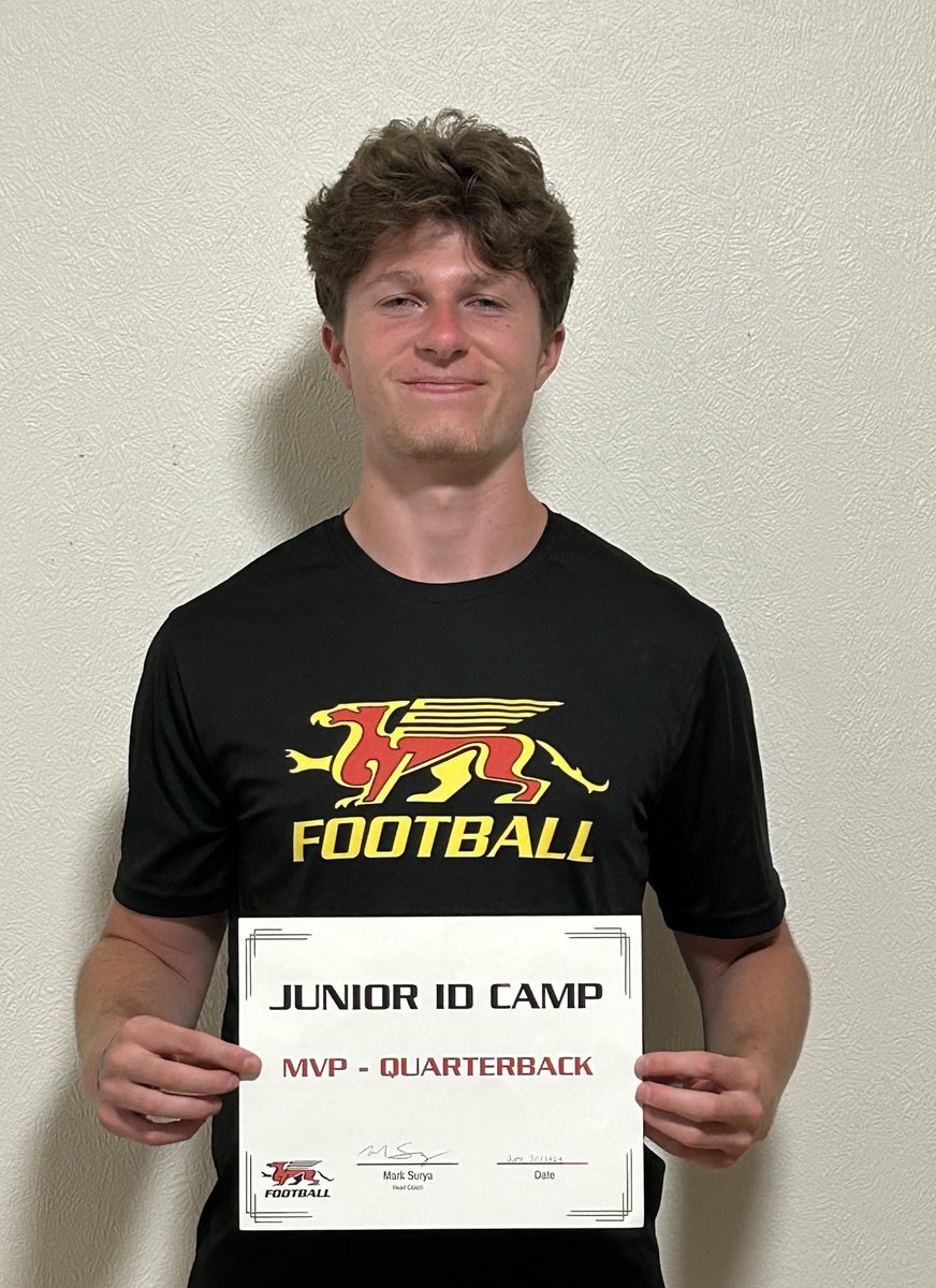 Riley Chalmers (@rileychalmersqb) on Twitter photo Thank you to <a href="/cappiello99/">CoachCappiello99</a> <a href="/marksurya88/">Coach Mark Surya</a> and <a href="/GryphonFB/">GryphonFootball</a> for the choosing me as the QB MVP at today’s prospect camp. Great to be on campus and compete! Thank you to <a href="/cappiello99/">CoachCappiello99</a> <a href="/marksurya88/">Coach Mark Surya</a> and <a href="/GryphonFB/">GryphonFootball</a> for the choosing me as the QB MVP at today’s prospect camp. Great to be on campus and compete!