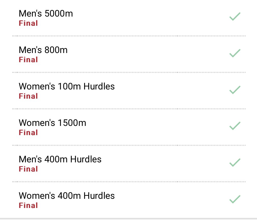 jgault13's tweet image. Hard to imagine you’ll find a better hour of track all year than what we just witnessed.

Six track finals, six Olympic Trials records, and a world record to cap it all off.

(Hat tip @AdamKilgoreWP on the stat)