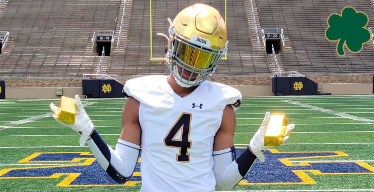 jakeryan2112's tweet photo. 🔹ICYMI: Class of 2025 Safety— Jadon Blair is expected to make his decision &amp; @247Sports is predicting Blair to pick The Fighting Irish. ☘️ 

Just a few more spots left for this ‘25 class. 

📝 -Top 200 player ☑️ no. 13 safety

#GoIrish #CommitmentWatch https://t.co/hhdNTGEvb0