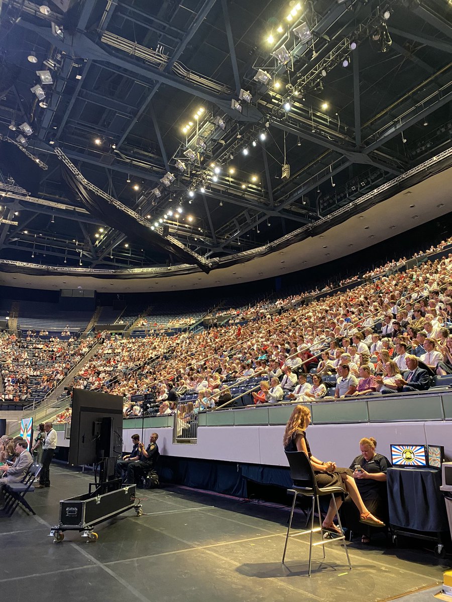 A wonderful crowd at the #MarriottCenter for this year’s Patriotic Service 🇺🇸