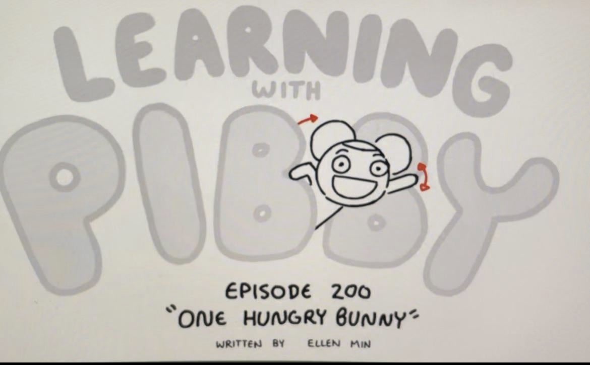 iDuckFilms's tweet photo. One last Pibby leak...
The full pilot animatic that was used to pitch the series. This is not a joke. Link in the replies since it's too long to fit on Twitter. https://t.co/MGoDH9KZkr