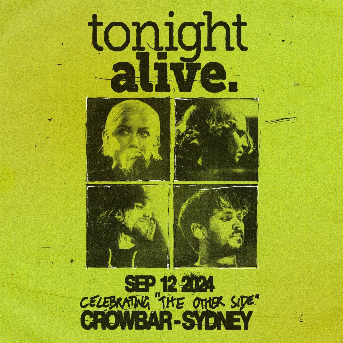 HOMECOMING SHOW ON SALE NOW 💚 bit.ly/tacrowbar