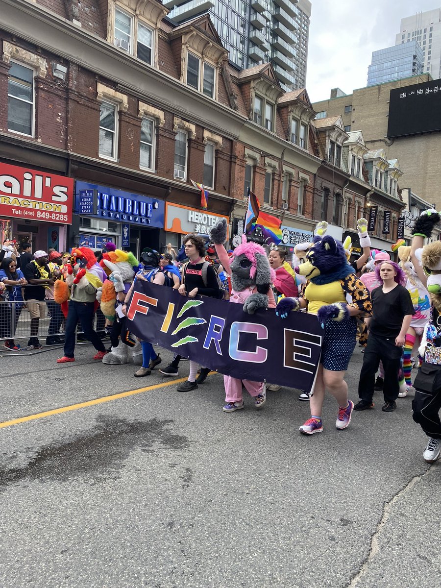 rainbowruff's tweet image. more furs!! i rlly wanna identify em all so i can follow em #torontopride