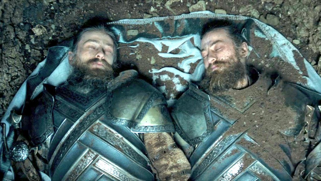 allurequinn's tweet photo. rhaenyra giving her attacker who almost killed her a proper burial and together with his twin brother… i really dont trust people who hate her #HouseOfTheDragon https://t.co/P1GD7y61Ls