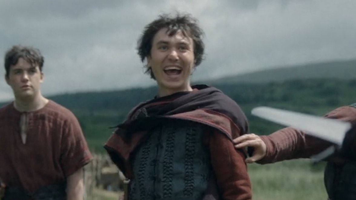 edsangui's tweet image. &quot;Aegon Targaryen não é um verdadeiro rei.&quot;

o moleque só teve alguns segundos mas fez HISTÓRIA