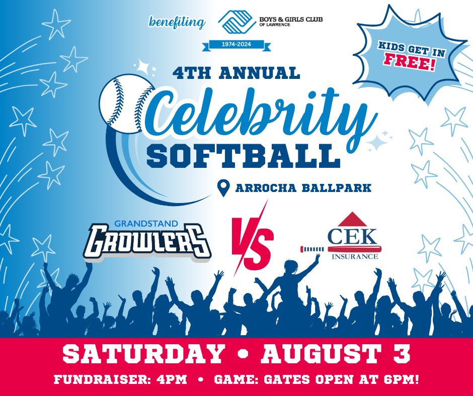 Jamel Malone (@maloneinkc) on Twitter photo the 4th annual celebrity softball game benefiting <a href="/bgclk/">Boys & Girls Club of Lawrence</a> is saturday, 8/3. you can purchase tickets here: e.givesmart.com/events/CNl/. support a terrific cause for even more terrific youth throughout lawrence. #greatfutures the 4th annual celebrity softball game benefiting <a href="/bgclk/">Boys & Girls Club of Lawrence</a> is saturday, 8/3. you can purchase tickets here: e.givesmart.com/events/CNl/. support a terrific cause for even more terrific youth throughout lawrence. #greatfutures