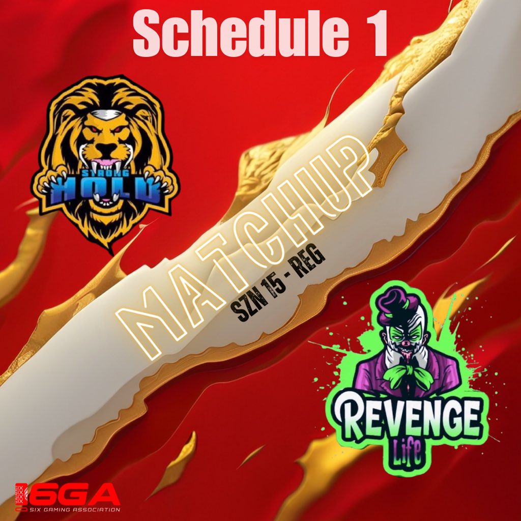 6GALive (@6galive) on Twitter photo 🚨 Season 15 🚨
MATCHUP Regular Szn‼️
<a href="/StrongHold2K/">StrongHold🦁</a> vs. <a href="/RevengeLife2k/">😈😈</a> <a href="/10/">PR</a>:30PM et. ⏰
STREAMS
Twitch.tv/zretropippen
Twitch.tv/blikkn
<a href="/iNetworkFX/">𝗶𝗡𝗲𝘁𝘄𝗼𝗿𝗸 𝗙𝗫</a> <a href="/yeynotgaming/">YEYNOT</a> <a href="/6GA2K/">6GA2K</a> 🚨 Season 15 🚨
MATCHUP Regular Szn‼️
<a href="/StrongHold2K/">StrongHold🦁</a> vs. <a href="/RevengeLife2k/">😈😈</a> <a href="/10/">PR</a>:30PM et. ⏰
STREAMS
Twitch.tv/zretropippen
Twitch.tv/blikkn
<a href="/iNetworkFX/">𝗶𝗡𝗲𝘁𝘄𝗼𝗿𝗸 𝗙𝗫</a> <a href="/yeynotgaming/">YEYNOT</a> <a href="/6GA2K/">6GA2K</a>
