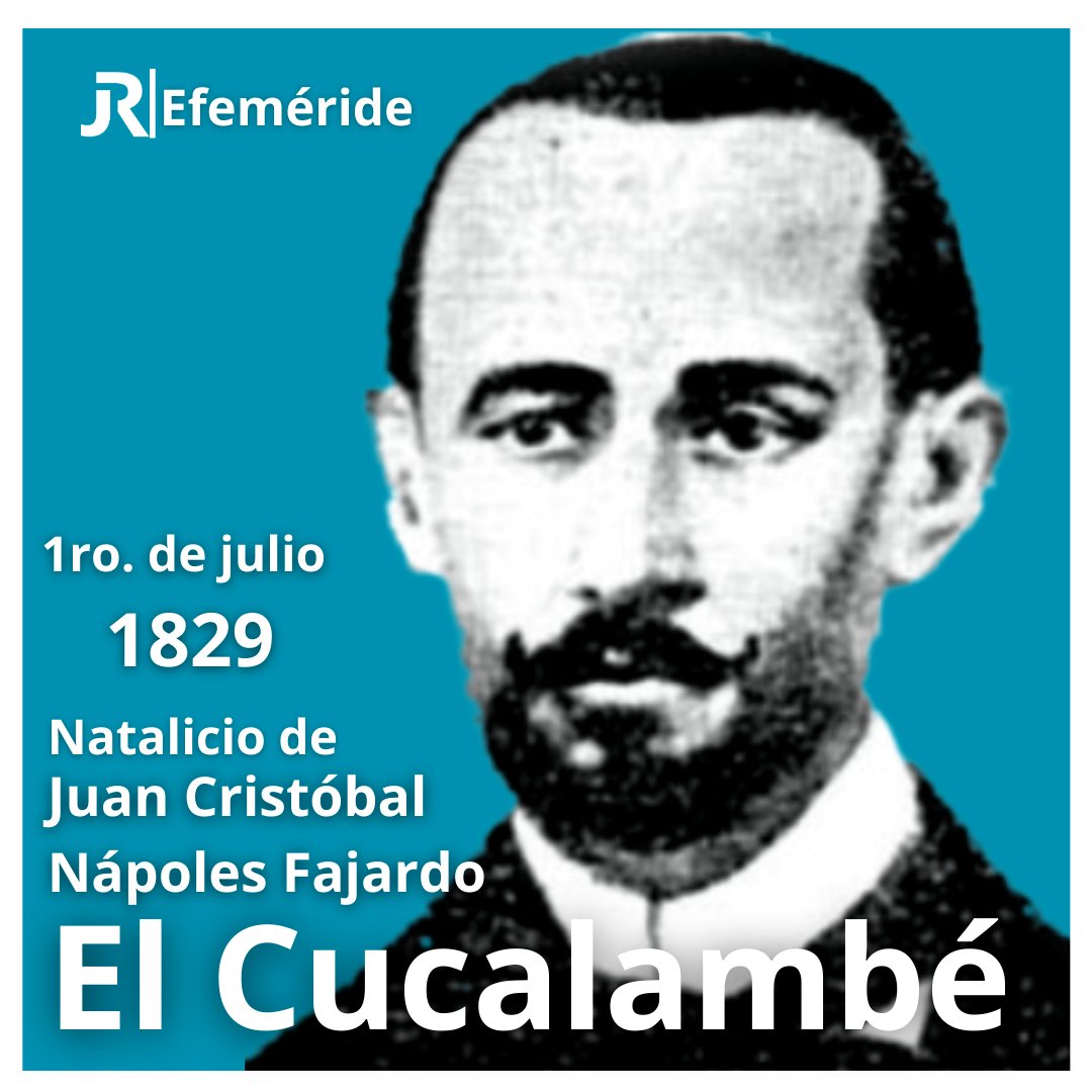 JuventudRebelde's tweet photo. Hoy se recuerda en #Cuba el natalicio en 1829 en #LasTunas de Juan Cristóbal Nápoles Fajardo (el Cucalambé), poeta y repentista 🇨🇺, reconocido como la figura más prominente de la espinela del siglo XIX en #Cuba, cumbre del siboneísmo y el criollismo literario.
#CubaEsCultura https://t.co/d2bRpIU33z