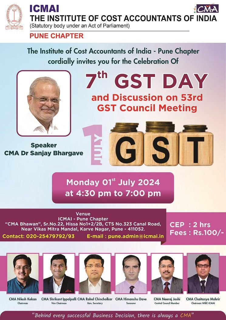 The Institute of Cost Accountants of India Pune tweet media