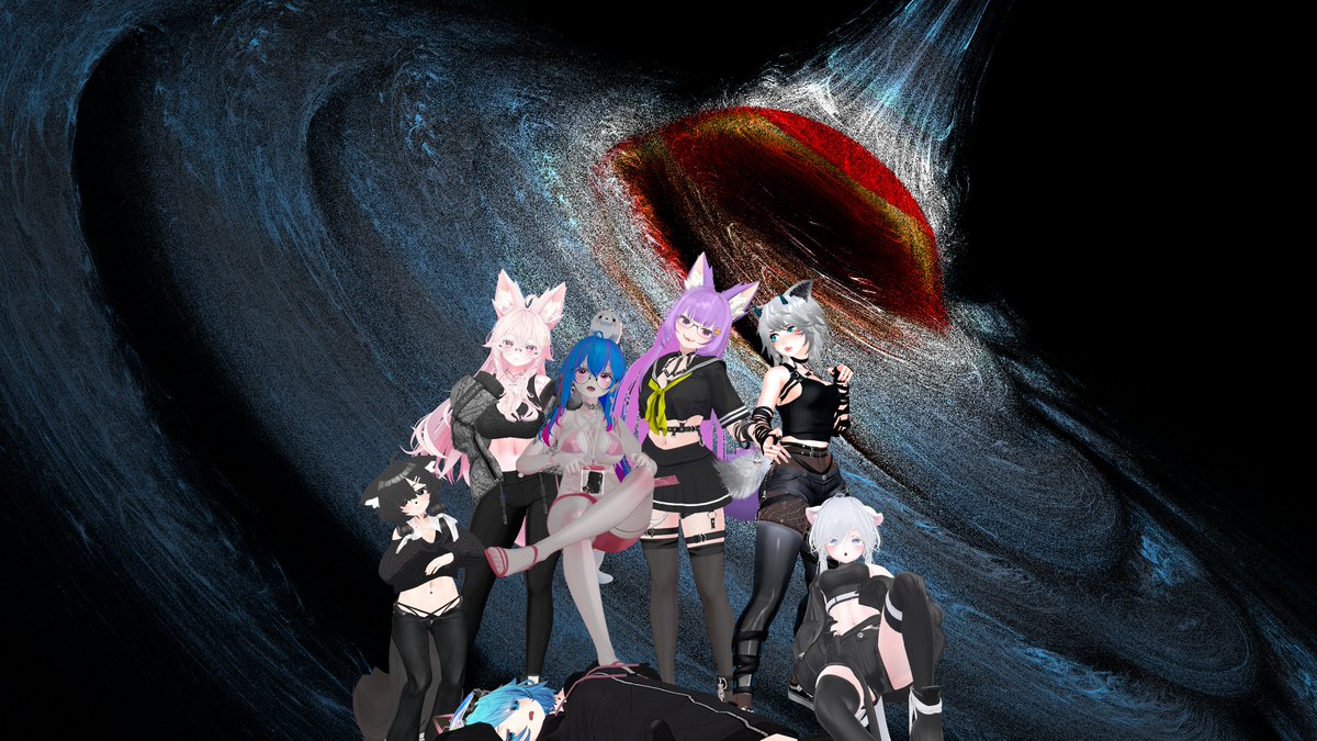 Byuyu_'s tweet image. Heaps of fun exploring maps from shrines to a black hole!

#VChat