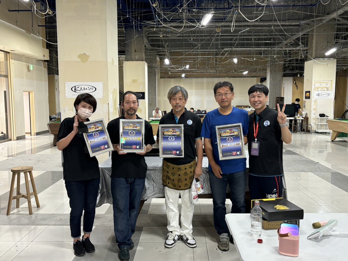 Japanesedragons's tweet photo. 昨日はJBT公認トーナメントでした! 入賞者の皆さん、おめでとう御座いました💪🎱
#ブラックボール
#ipot
#入間市 https://t.co/fCtY6mWsw7