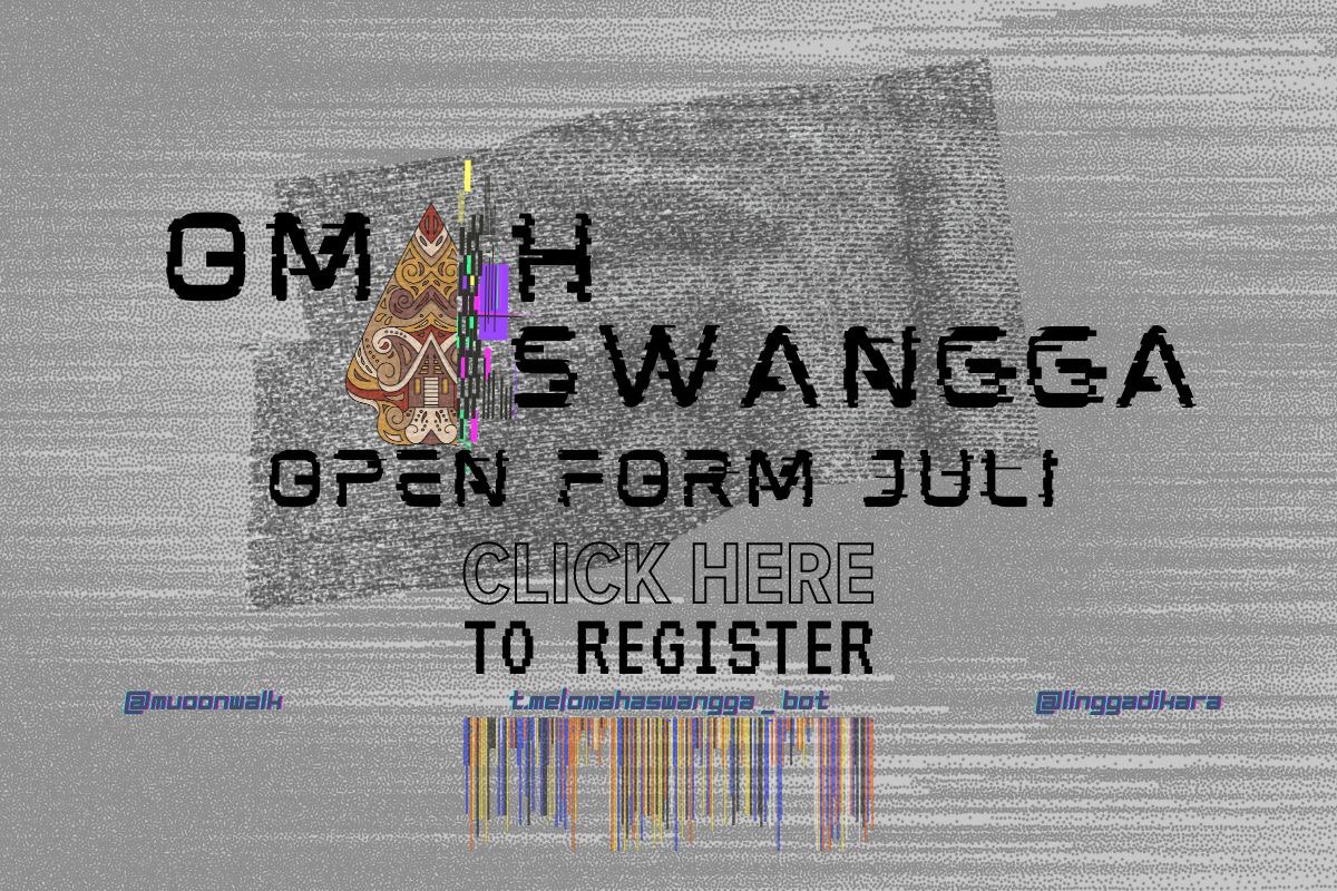 muoonwalk's tweet image. [OMAS OPEN FORM]

Selamat pagi warga, selamat hari senin. 

Omah Aswangga telah membuka form bulan Juli pada hari ini mulai pukul 10.00 WIB. Form bisa langsung dikirimkan melalui telegram s.id/omas_bot. Terimakasih.