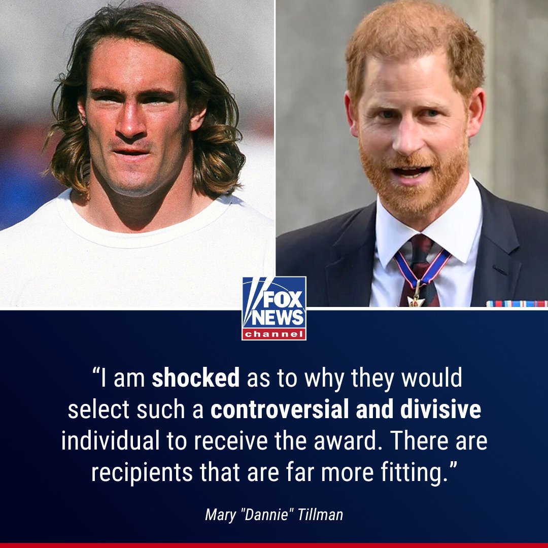 ROYAL CONTROVERSY: The decision to name Prince Harry as the recipient of the Pat Tillman Award for Service has drawn criticism from none other than the mother of the late Arizona Cardinal and soldier. trib.al/zoFXBbg