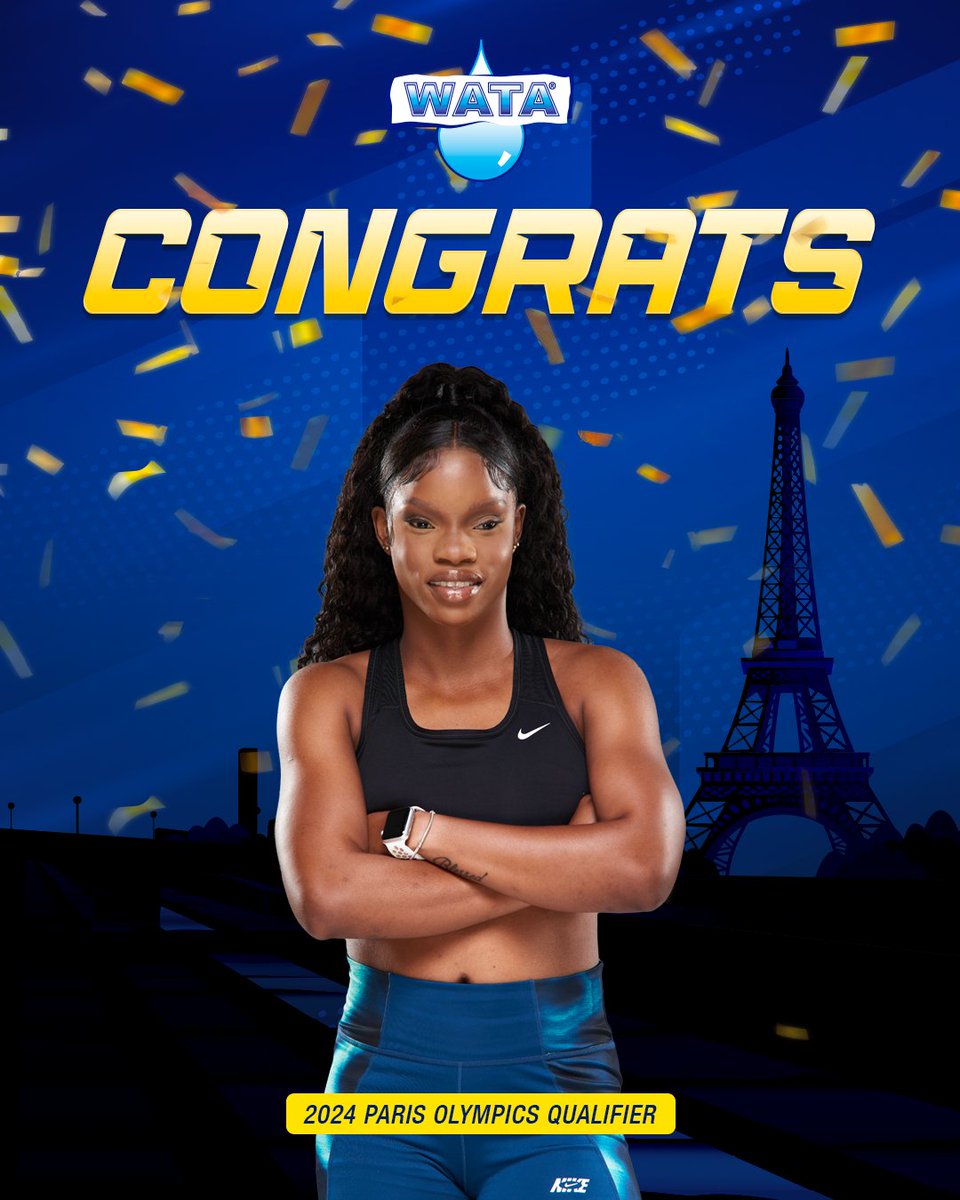 Congratulations Tia!!! Placing 2nd with a time of 10.90 in the 100M Women’s Finals! 

Our girl is going Paris!!!  We are tremendously proud of you as always!🎊🤩🏃🏾‍♀️

 #TeamJamaica #TiaClayton #100MFinals