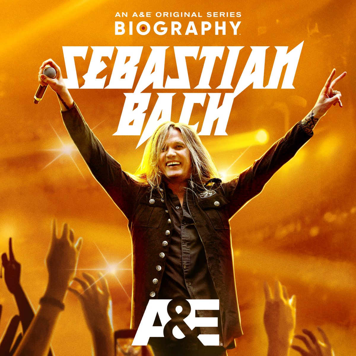 AETV's tweet photo. An ALL-NEW Biography: @SebastianBach is STARTING NOW on A&E! #BioSebastianBach https://t.co/L8nG32LYNy