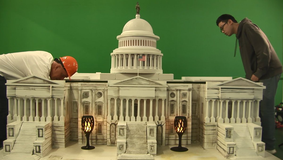 LiveONE_TV's tweet photo. Building a Capitol Mouse took time and presented engineering challenges even before the rodents arrived.

#CapitolMouseHouse #F535 https://t.co/vMXCU9dSok
