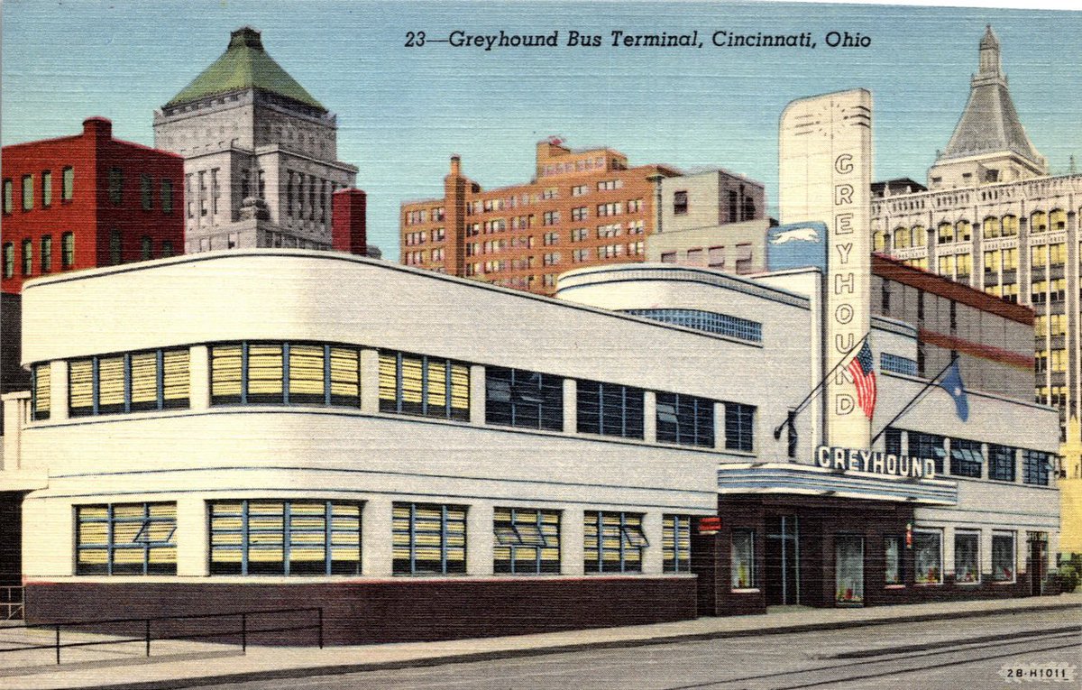A few of the many Greyhound stations that have been torn down around the country (Omaha, Fort Wayne, Dayton, Cincinnati)