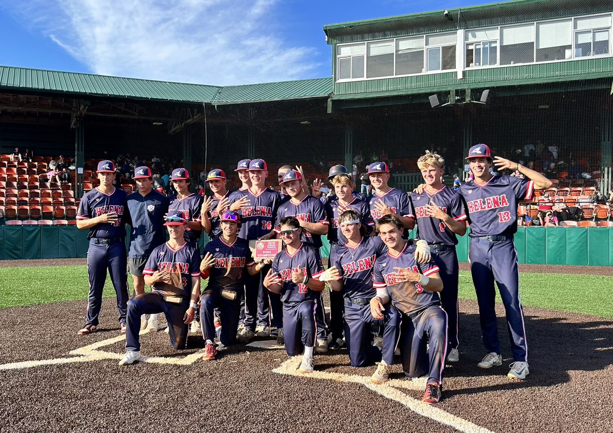 Your 2024 Keith Sell Tournament Champions

Helena Senators, for the fourth consecutive year 

#mtscores