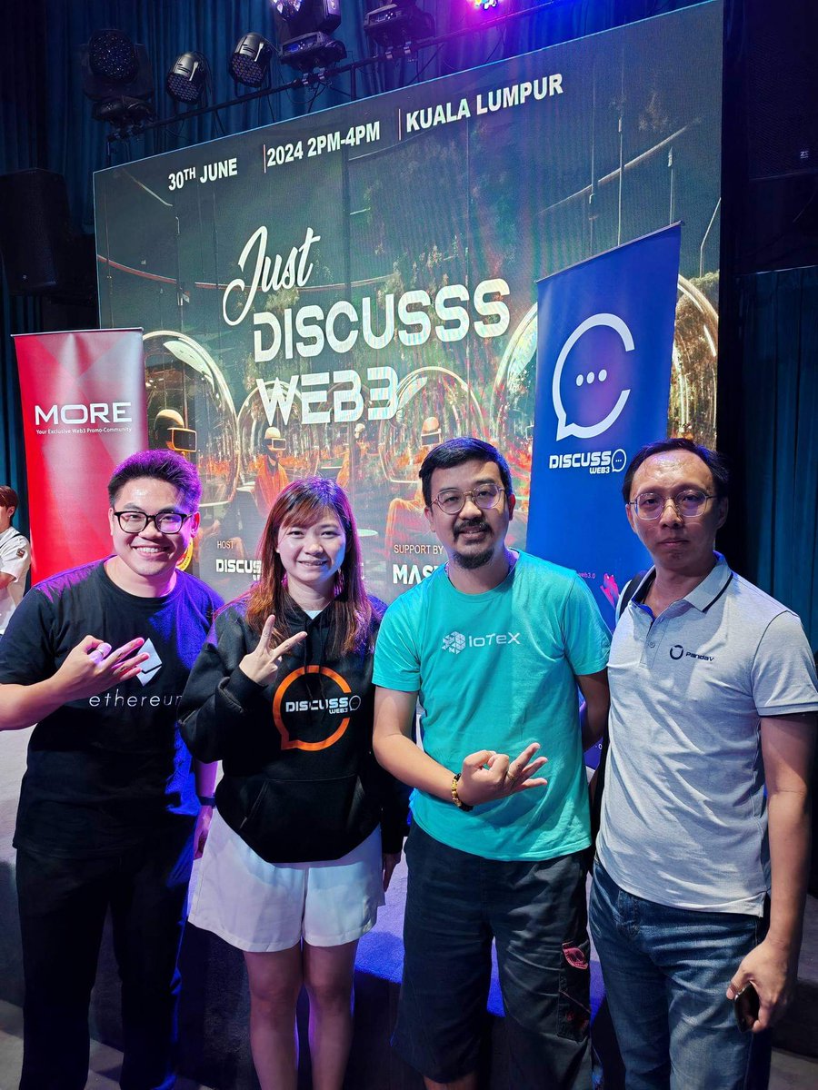 IoSeA3's tweet image. Just Discuss Web3
#DiscussWeb3
#Morecommunity
#BTC 
#ETH 
#IoTeX
#IoSeA
#Rebrand