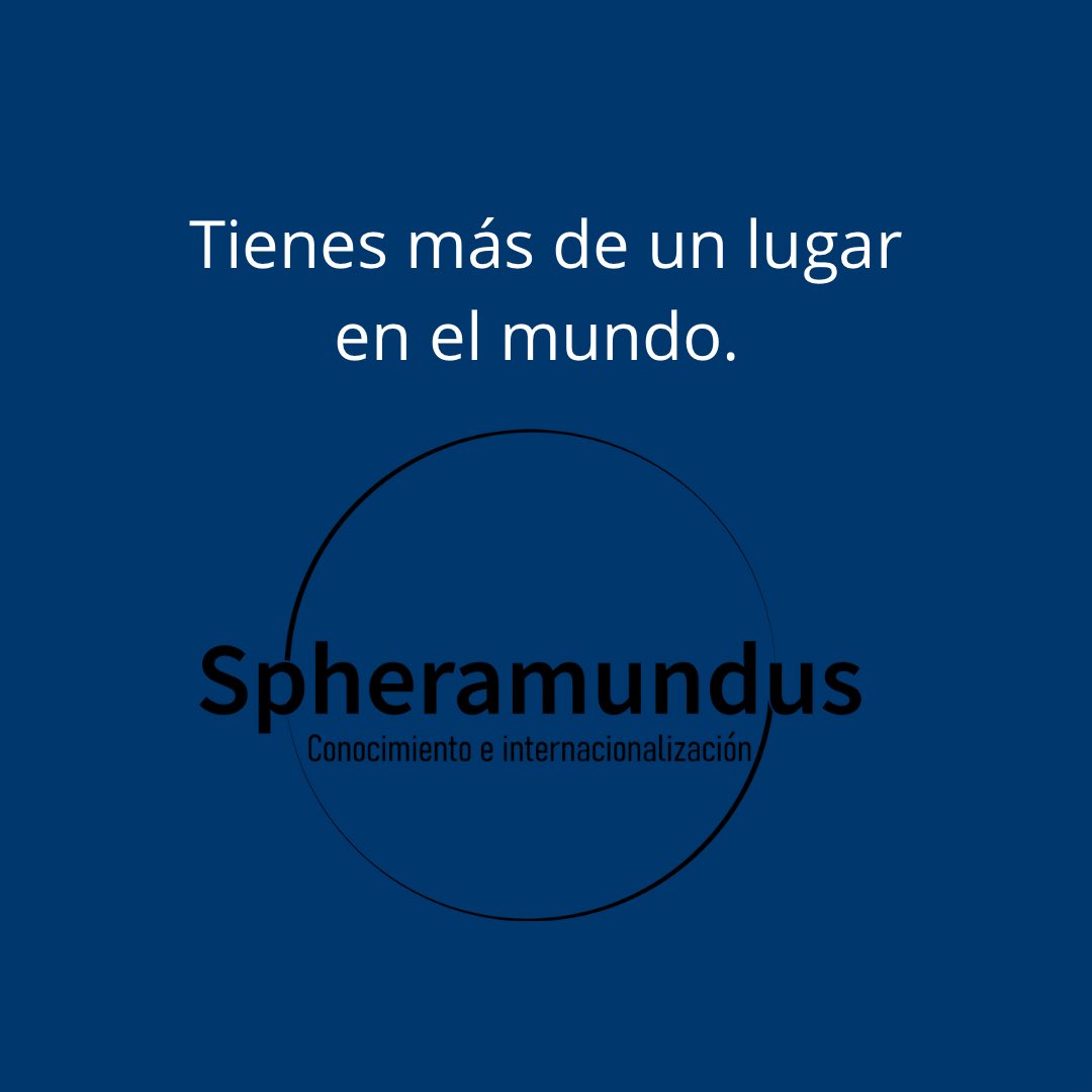 buzondeuri's tweet image. “Tienes más de un lugar en el mundo…”
esferamundus.com
#PlanCarreraPersonal
#ElegirPostgrado
#Proyectosdevida