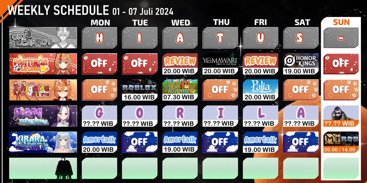 Selamat pagi maniez, baik gepeng maupun non gepeng~
Selamat hari Senin, selamat bulan Juli semuanya~
Apakah kalian masih liburan? Atau sudah masuk? Apapun itu, tetap semangat ya~

Jangan lupa aktifkan selalu lonceng notifikasi channel mereka, biar kalian gak ada yang ketinggalan!