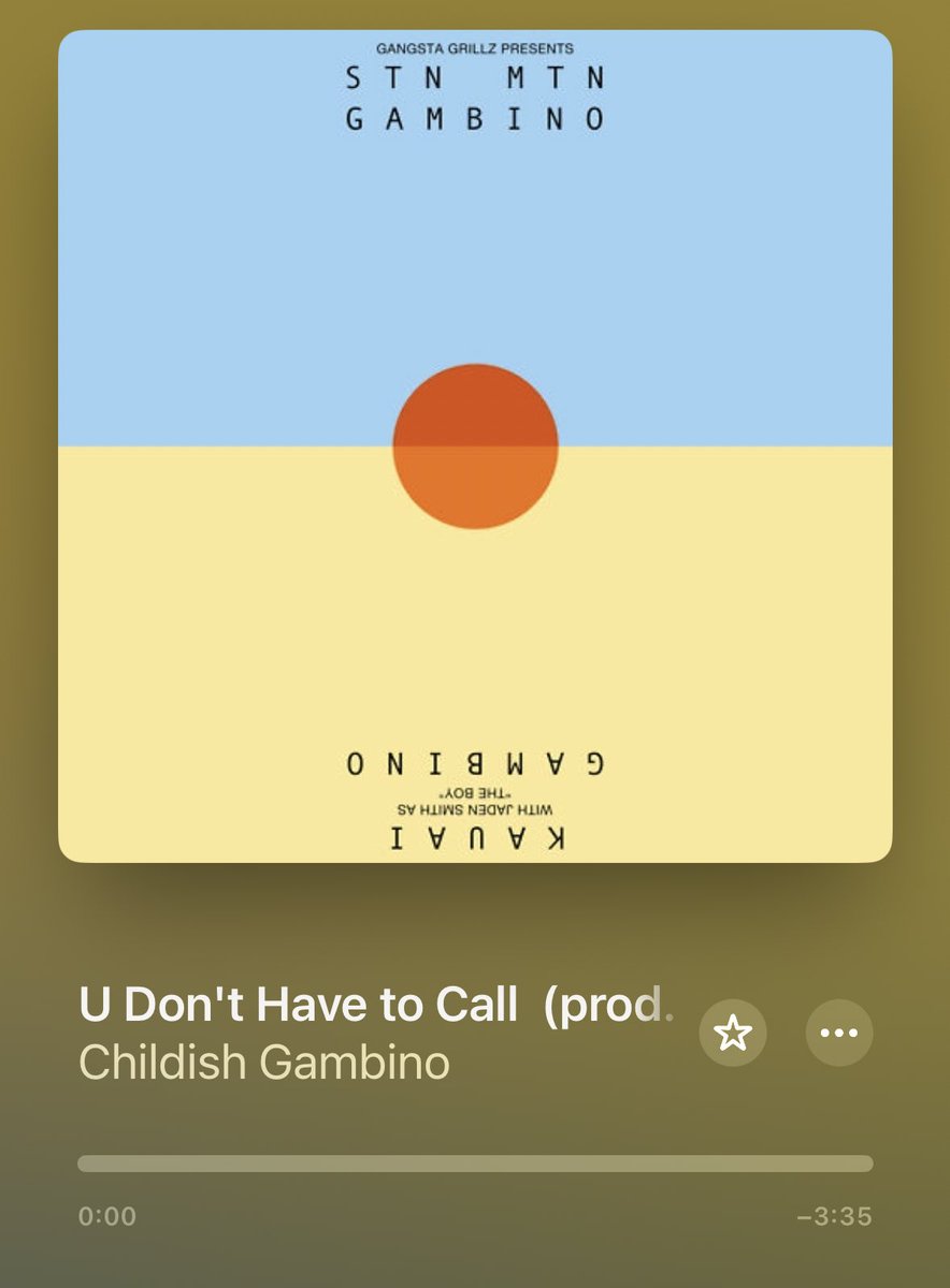 Y’all being mad about Childish Gambino were clearly not outside here. Cause this was a hit 🌚