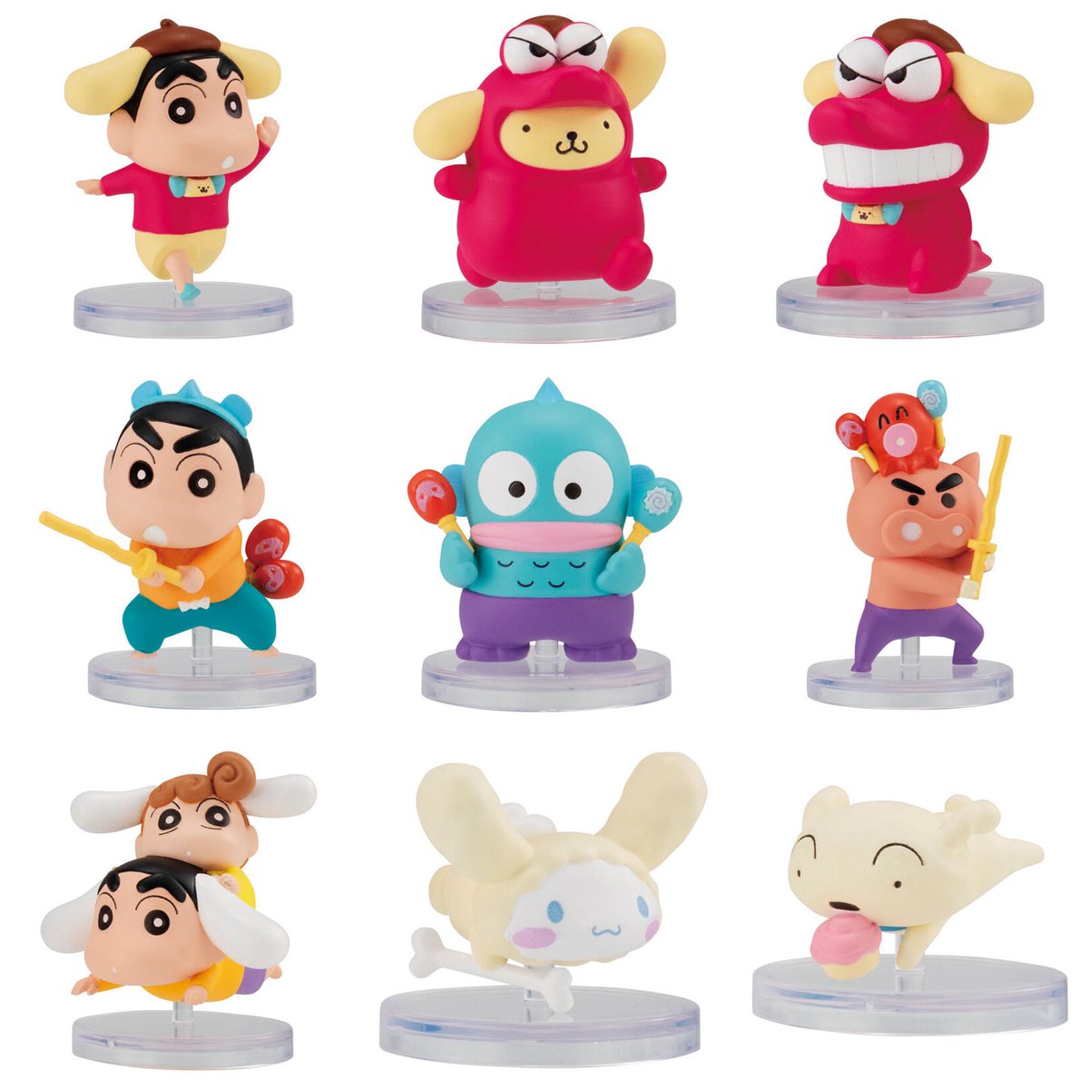 クレヨンしんちゃん×サンリオキャラクターズ フィギュアコレクション