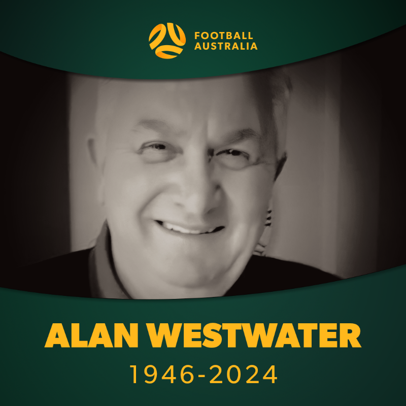 FootballAUS's tweet photo. Football Australia is deeply saddened to hear that #Socceroo Cap #188 Alan Westwater, passed away suddenly on Thursday.

Alan earned 14 caps and scored 2 goals for Australia between 1967 and 1968.

Rest in peace, Alan 🕊️🤍