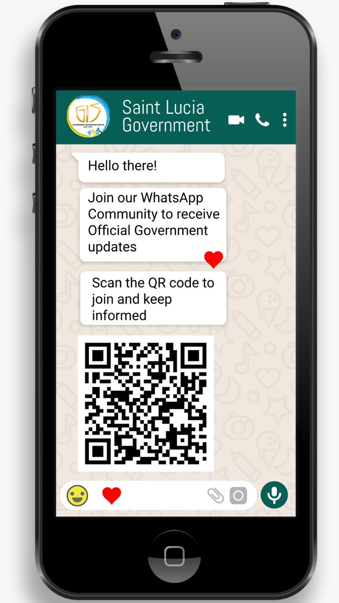 RhyesaJ's tweet image. Get official Government of Saint Lucia Updates via WhatsApp 

Get connected. Share with others.