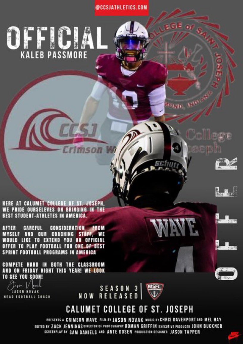 Blessed to receive an offer from @CCSJFBRecruits Thank you <a href="/CoachZackJ74/">Coach Zack Jennings Sr.✝🇺🇸🏈</a> for this opportunity! #AGTG
<a href="/CoachJoshAbell/">Joshua Abell</a> <a href="/FernCreekFB/">Fern Creek Football</a> <a href="/CoachNicholsFC/">Justin Nichols</a> @FCCoachMeredith