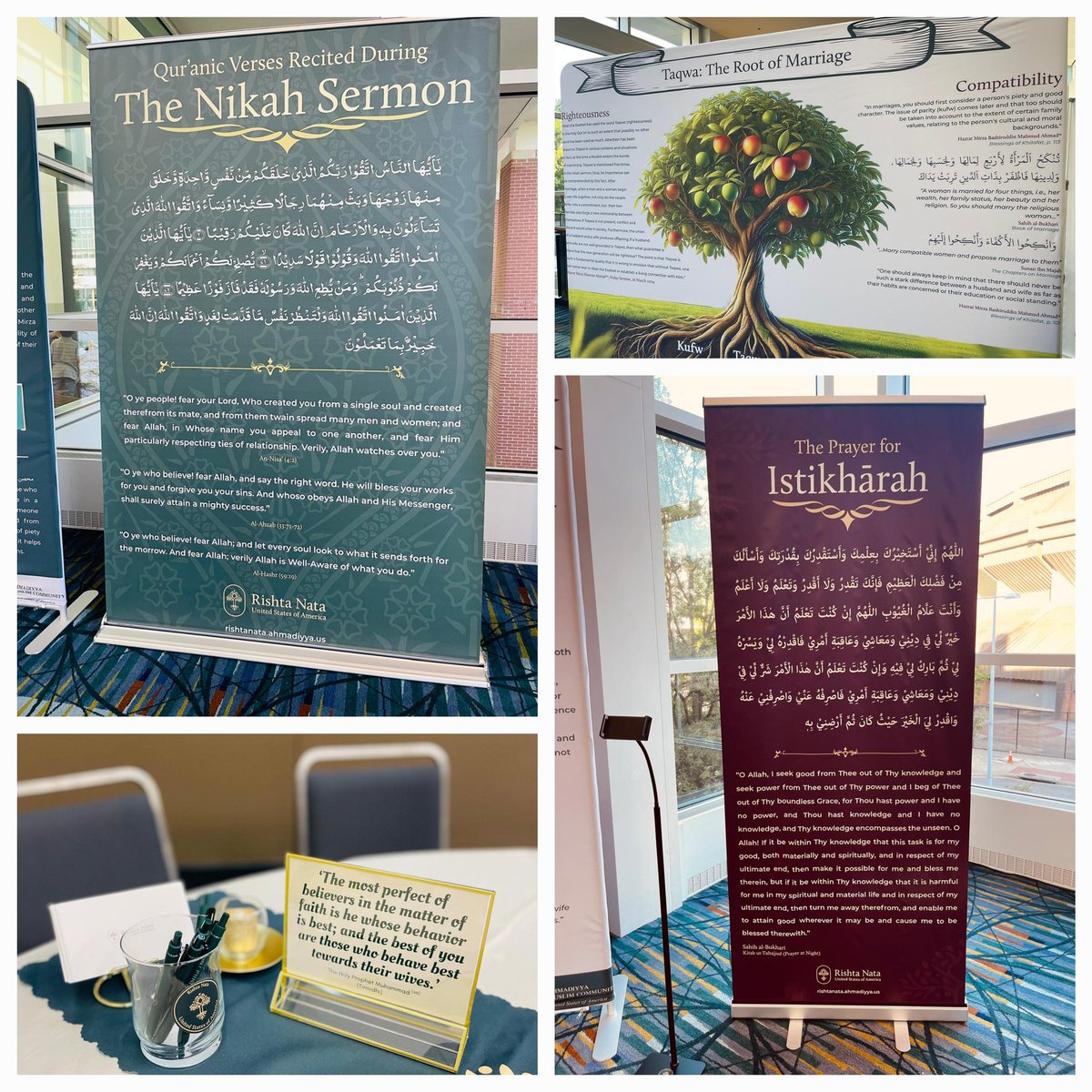 The 'Marriage in Islam' Exhibition at this year's Jalsa Salana USA highlights the importance of prayer in every phase of the marriage journey.